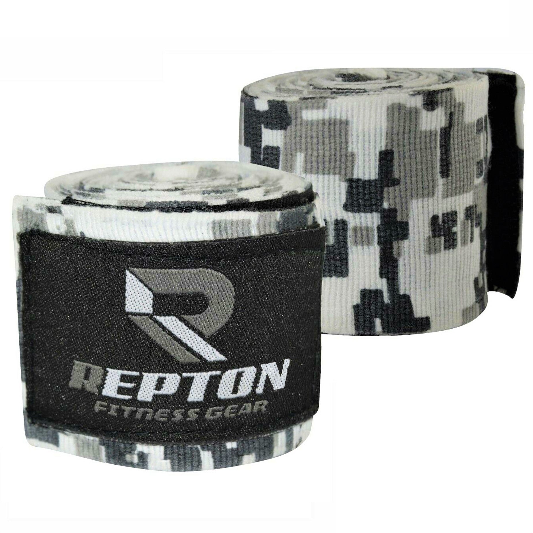 Boxing Hand Wraps for Men- Cotton Hand Gloves with Hook & Loop Strap & Thumb Loop -Elasticated Bandages Wrist Support tape - Great for MMA, Muay Thai, Kickboxing- Unisex Adult Pair Repton Fitness and Boxing Gears