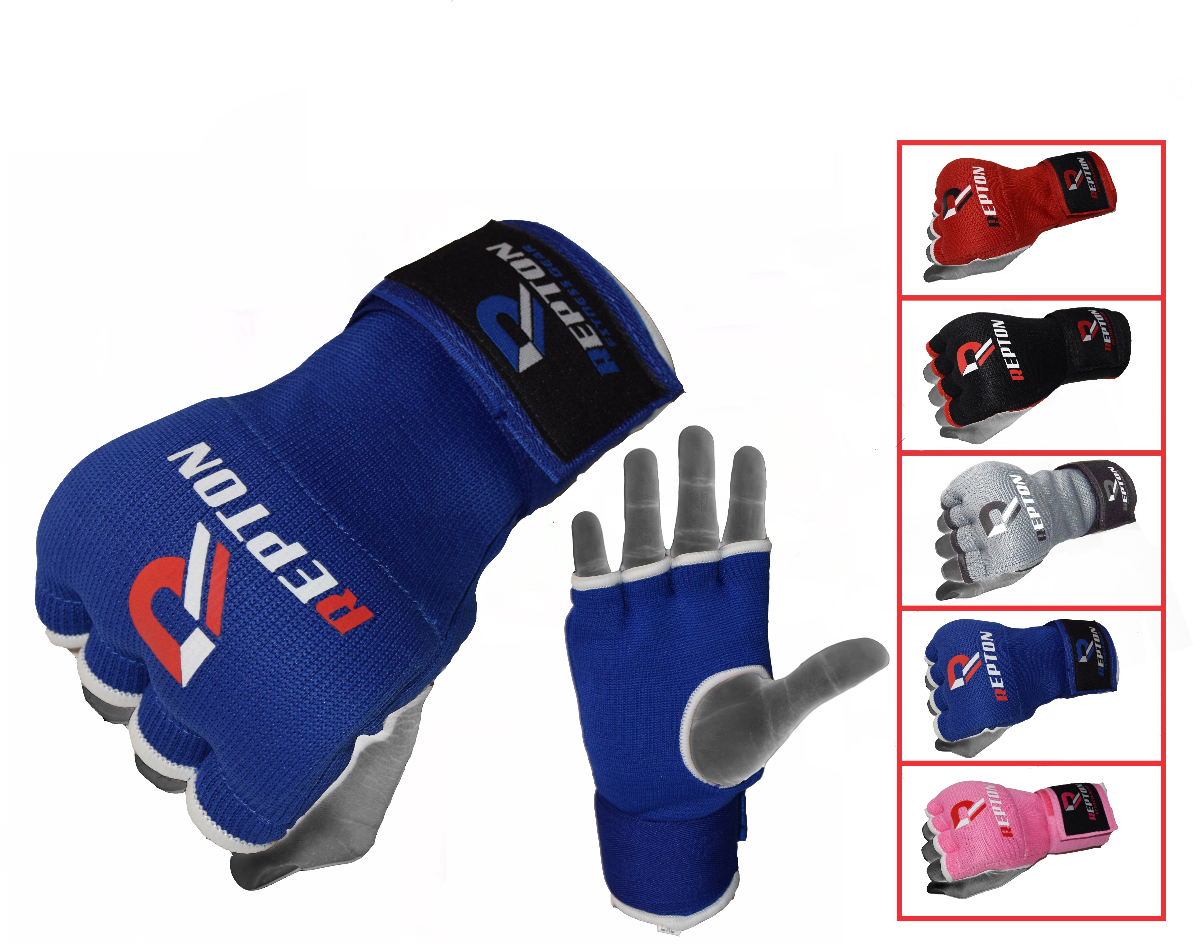 Gel Padded Inner Gloves Hook & Loop Wrist Strap for Knuckle Protection Repton Fitness and Boxing Gears
