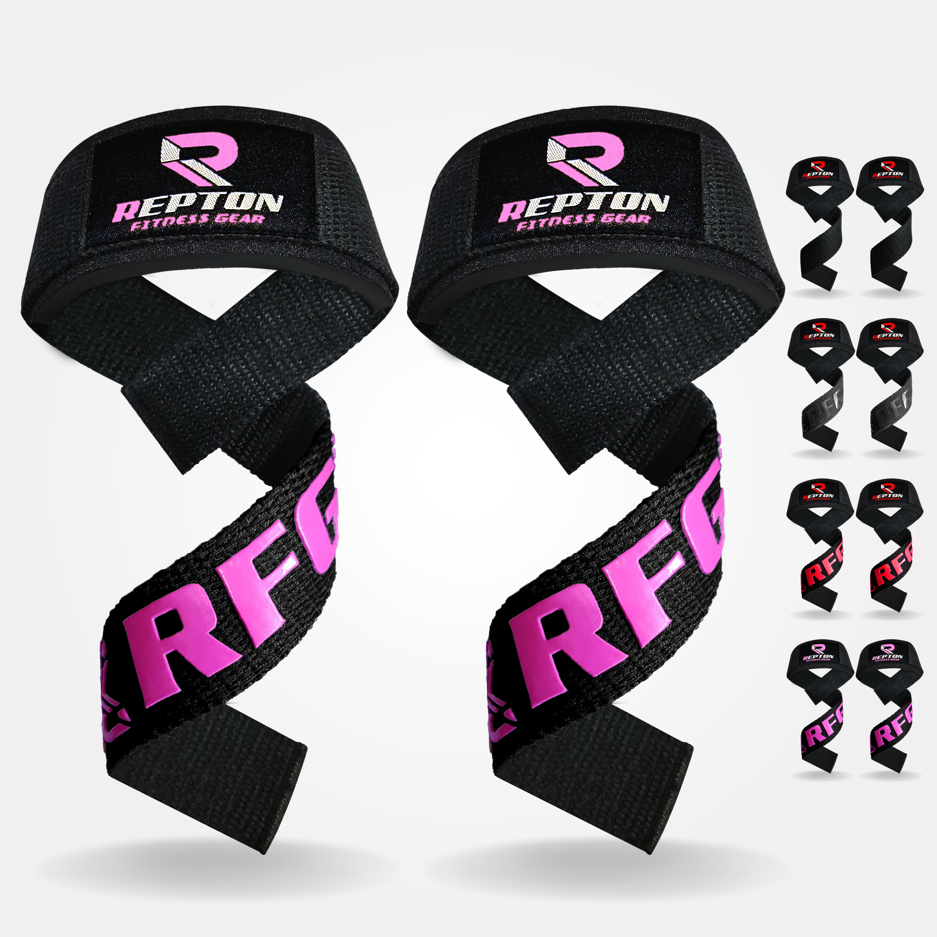 Weight Lifting Straps, Powerlifting Deadlifting, Anti Slip 60CM Hand Bar Grip, 5MM Neoprene Wrist Support, for Heavy Duty Bodybuilding Repton Fitness and Boxing Gears