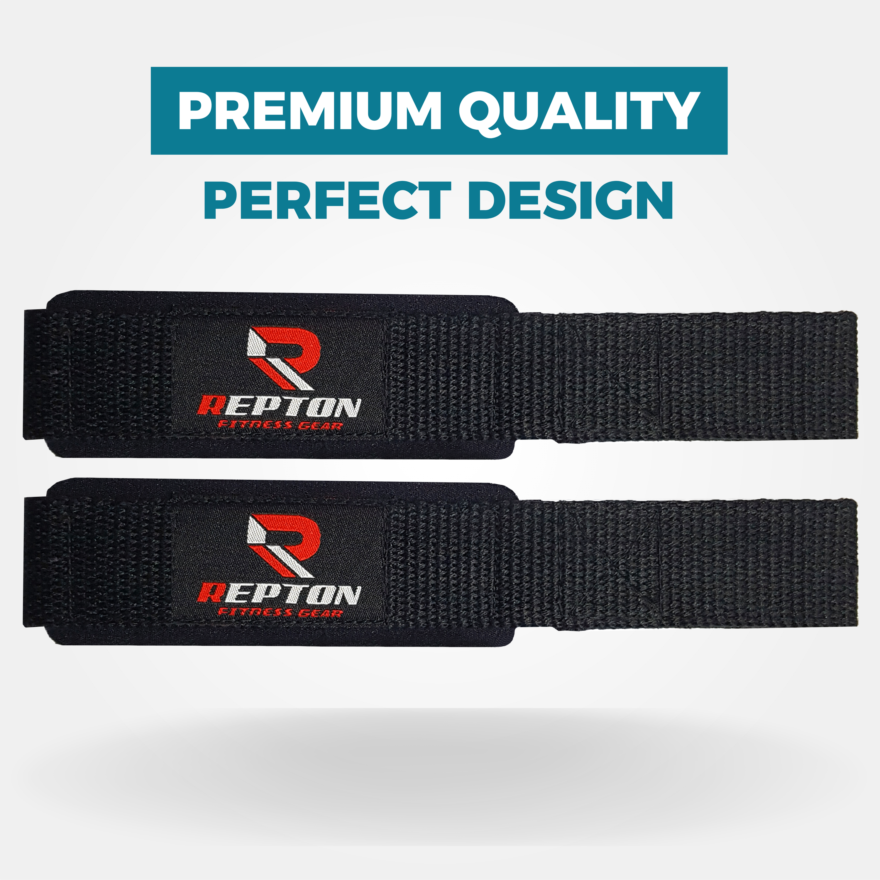 Weight Lifting Straps, Powerlifting Deadlifting, Anti Slip 60CM Hand Bar Grip, 5MM Neoprene Wrist Support, for Heavy Duty Bodybuilding Repton Fitness and Boxing Gears