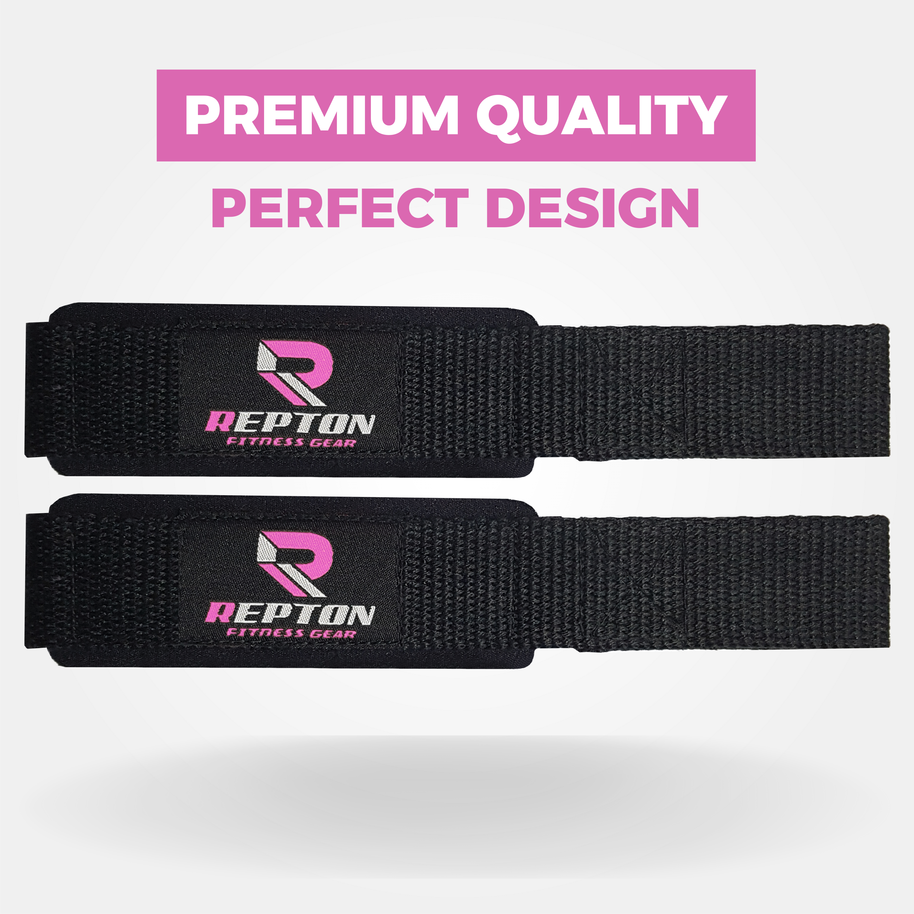 Weight Lifting Straps, Powerlifting Deadlifting, Anti Slip 60CM Hand Bar Grip, 5MM Neoprene Wrist Support, for Heavy Duty Bodybuilding Repton Fitness and Boxing Gears