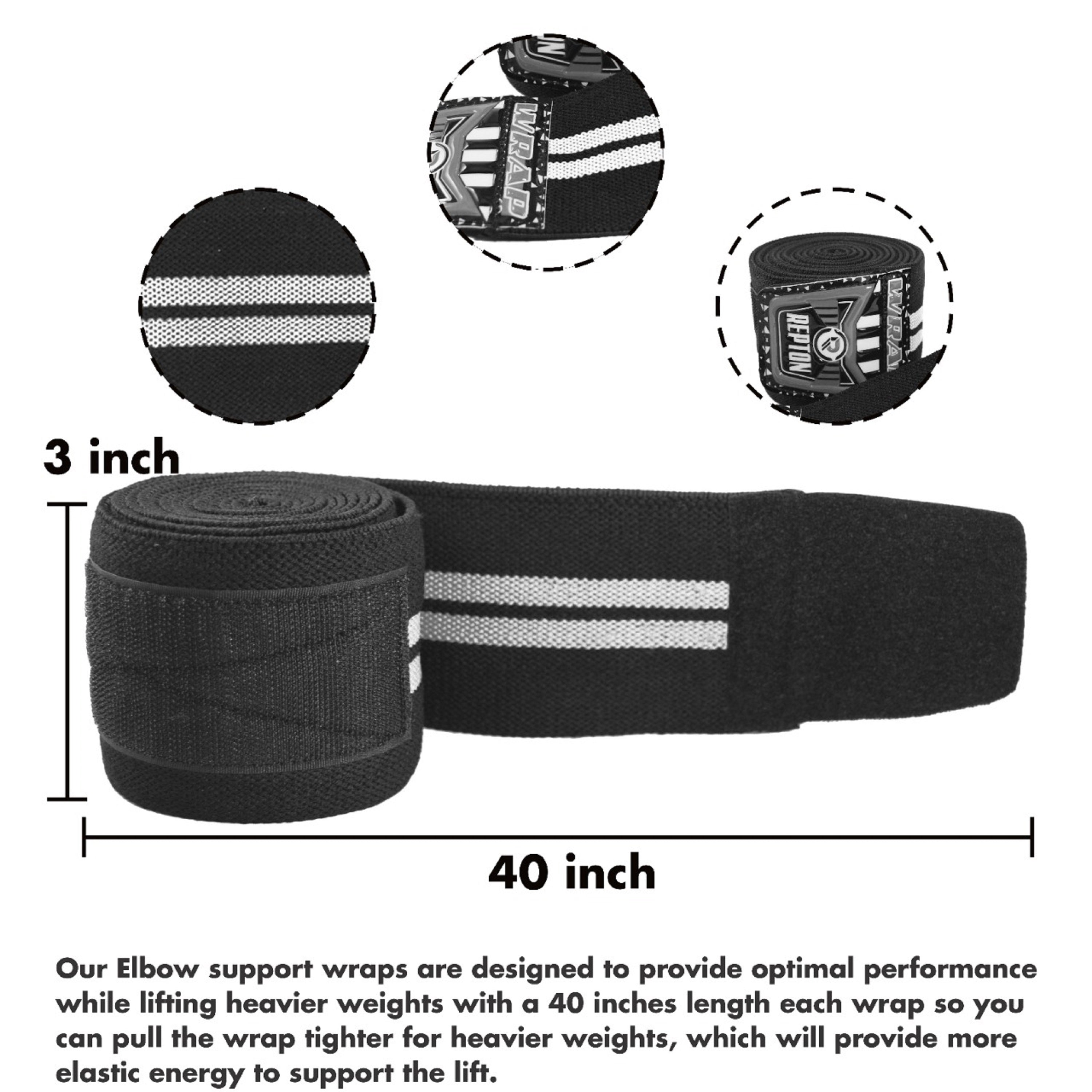 Adjustable Elbow Strap Compression Wrap, Fits Both Arms Repton Fitness and Boxing Gears