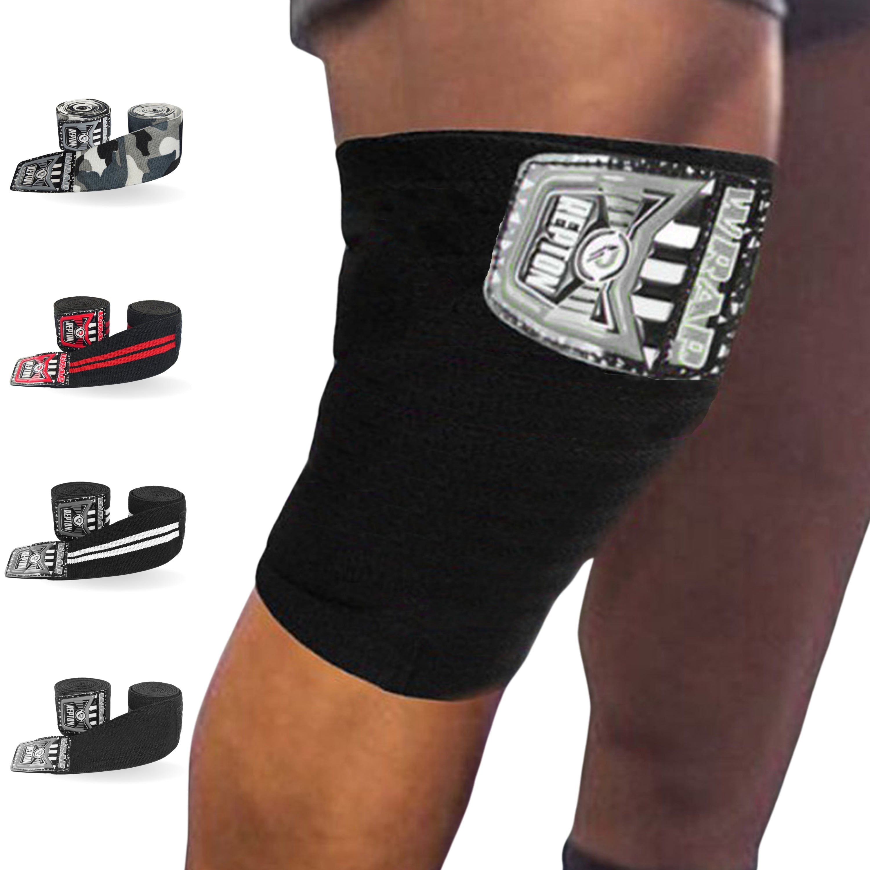 Compression Support Wraps for Powerlifting, Squats & Cross Training Repton Fitness Gear