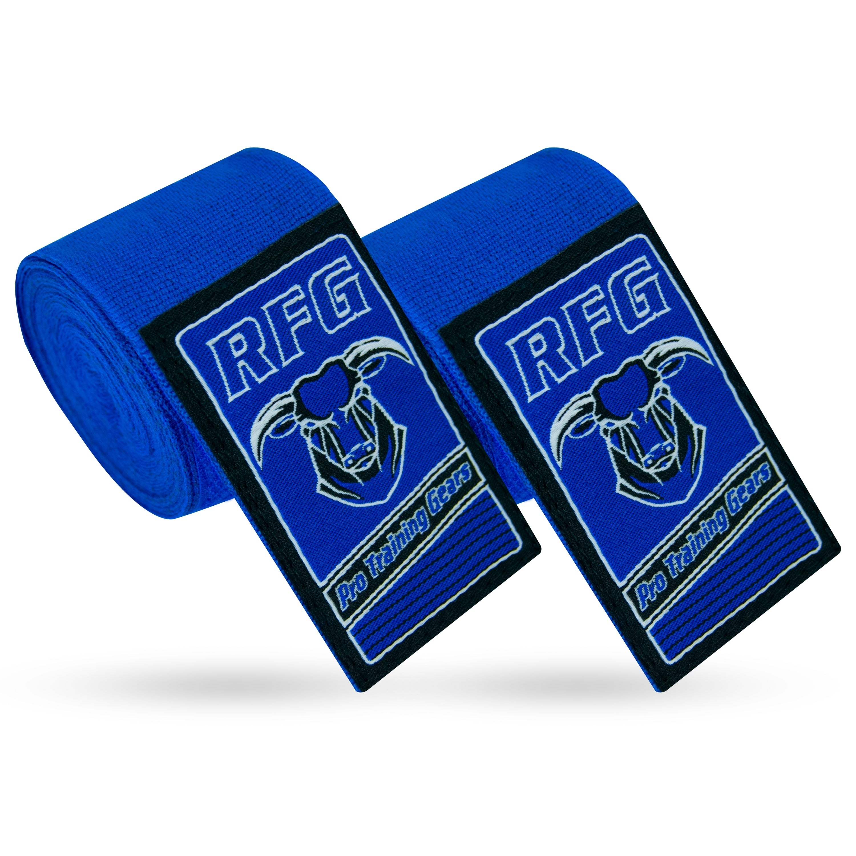 RFG Gears Boxing Hand Wraps – 2.5m, 3.5m, 4.5m Elastic Thumb Loop Bandages for Wrist Protection – Ideal for Muay Thai, MMA, Kickboxing Training Repton Fitness and Boxing Gears