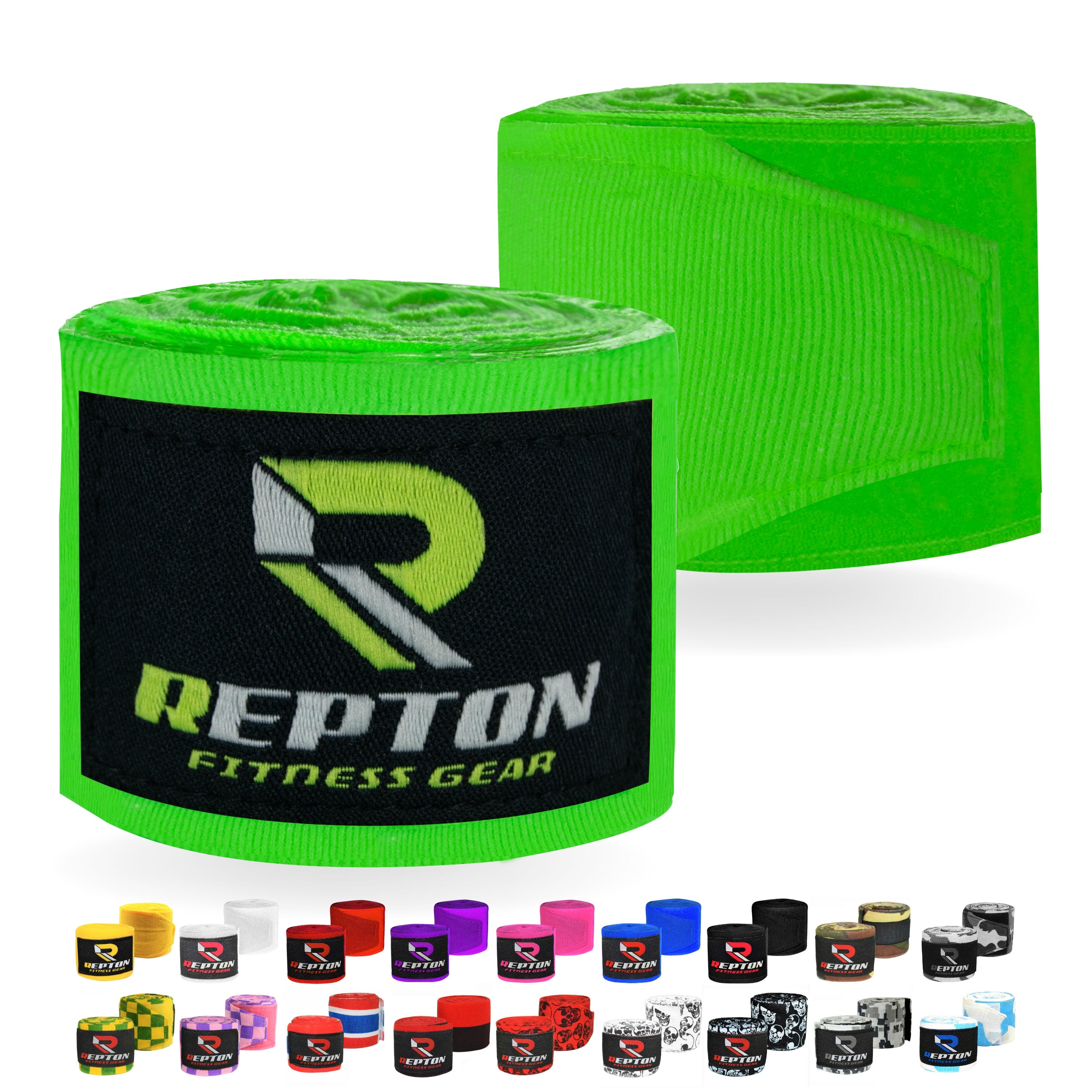 Boxing Hand Wraps for Men- Cotton Hand Gloves with Hook & Loop Strap & Thumb Loop -Elasticated Bandages Wrist Support tape - Great for MMA, Muay Thai, Kickboxing- Unisex Adult Pair