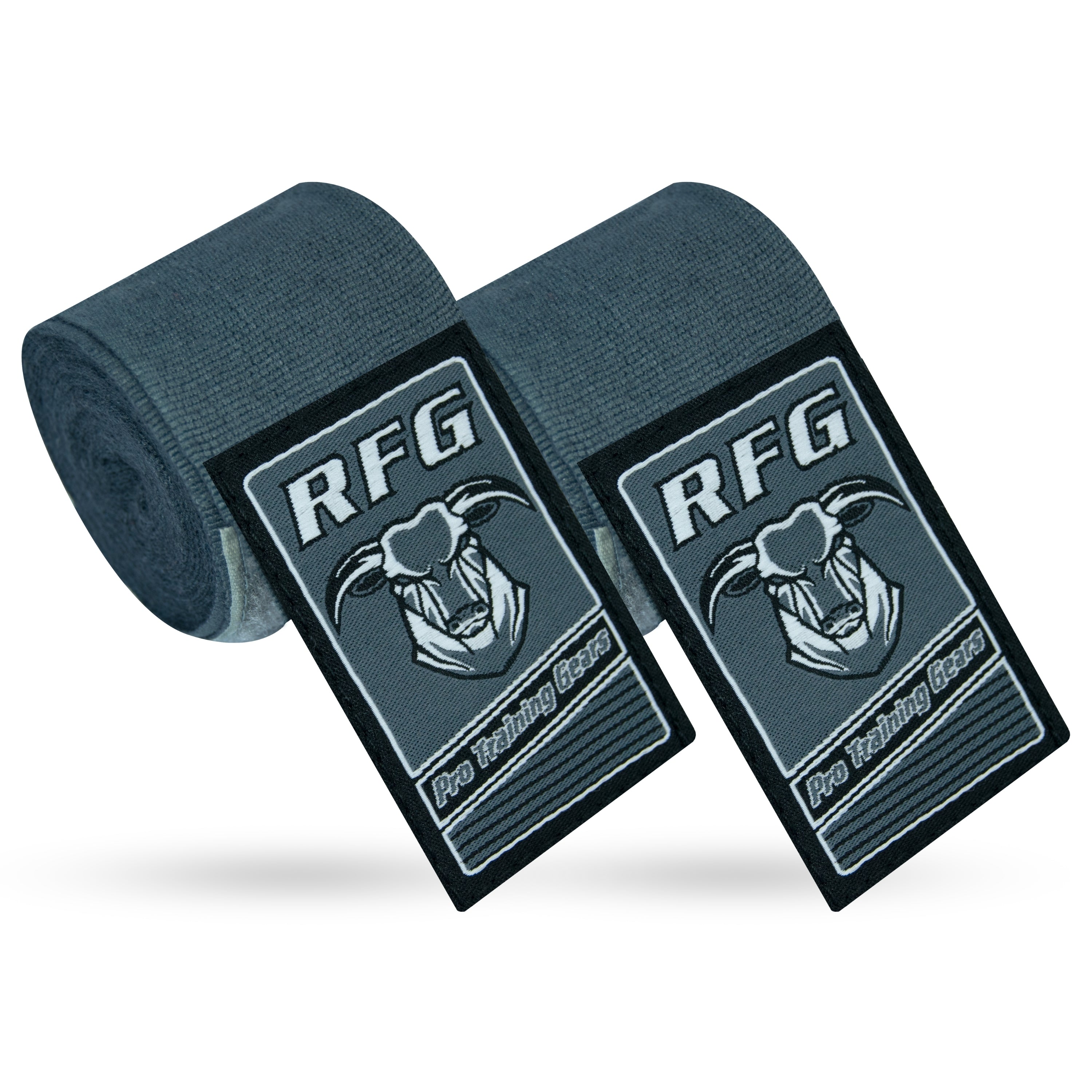 RFG Gears Boxing Hand Wraps – 2.5m, 3.5m, 4.5m Elastic Thumb Loop Bandages for Wrist Protection – Ideal for Muay Thai, MMA, Kickboxing Training Repton Fitness and Boxing Gears