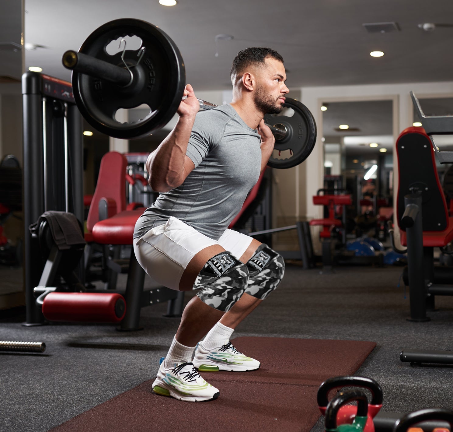 Compression Support Wraps for Powerlifting, Squats & Cross Training Repton Fitness Gear