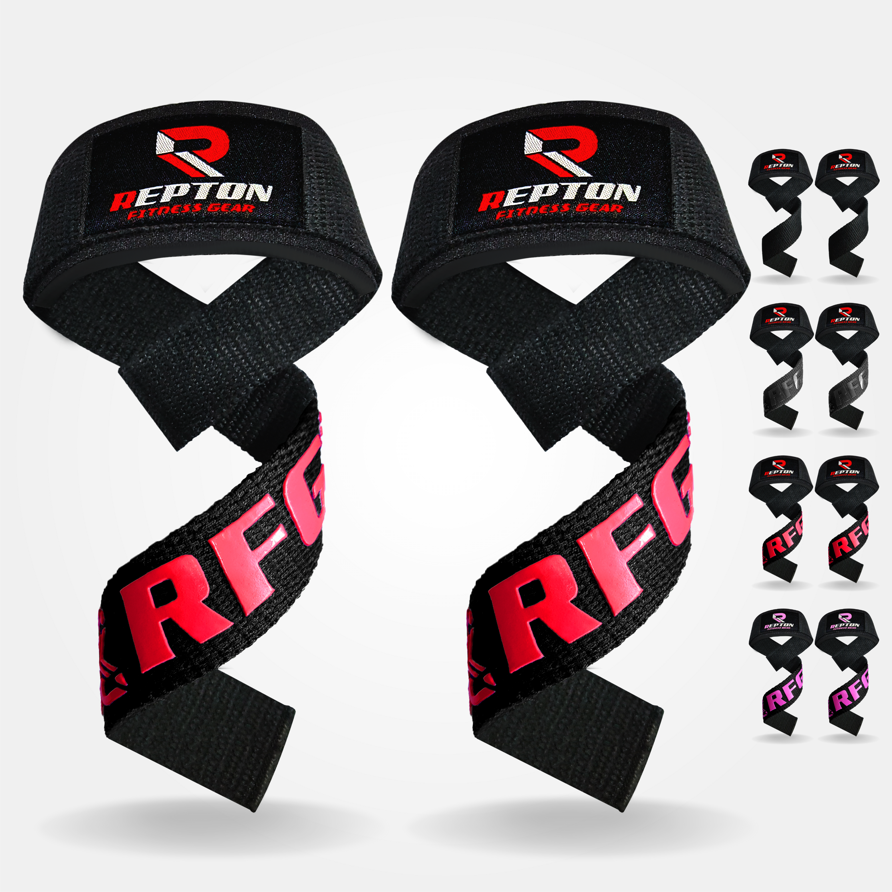 Weight Lifting Straps, Powerlifting Deadlifting, Anti Slip 60CM Hand Bar Grip, 5MM Neoprene Wrist Support, for Heavy Duty Bodybuilding Repton Fitness and Boxing Gears