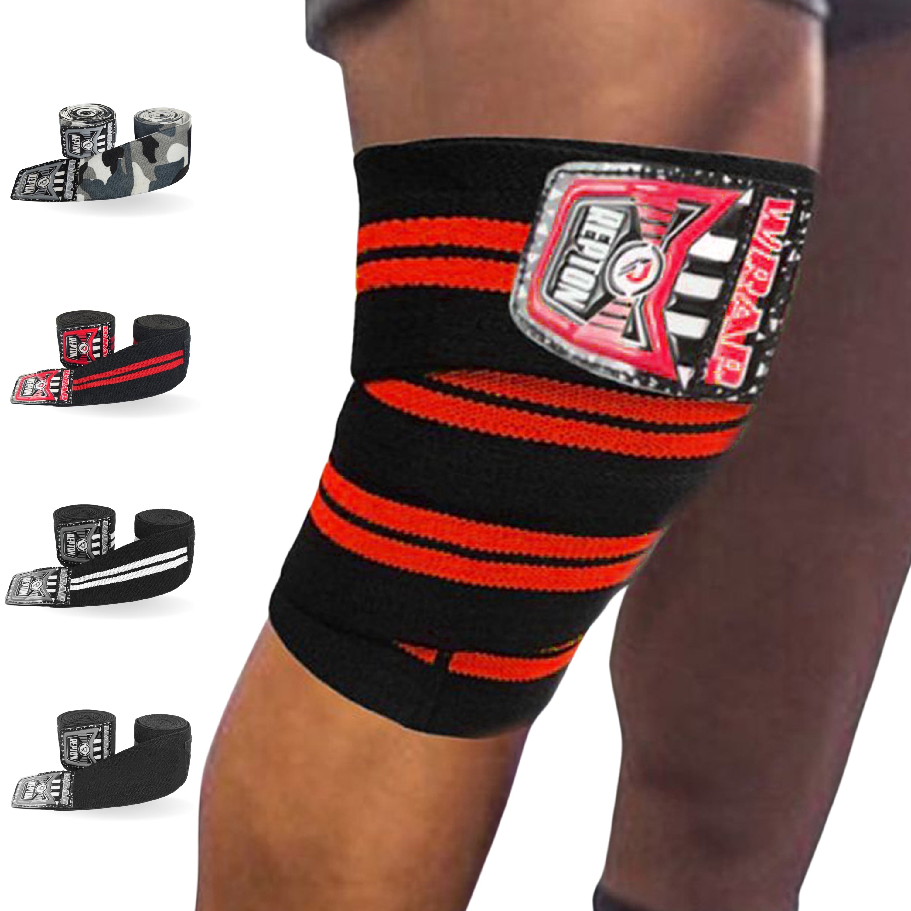 Compression Support Wraps for Powerlifting, Squats & Cross Training Repton Fitness Gear