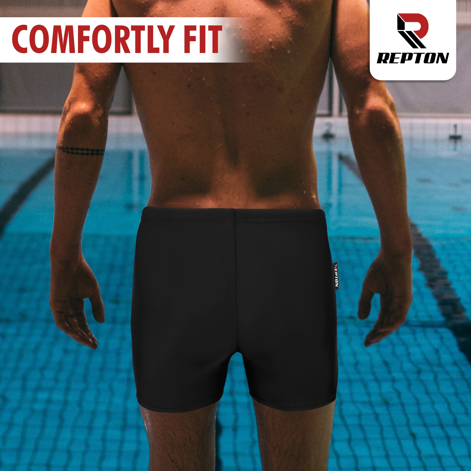 Swim Shorts Kids Swimming Boxer Trunks Swimwear with Drawstrings Repton Fitness and Boxing Gears