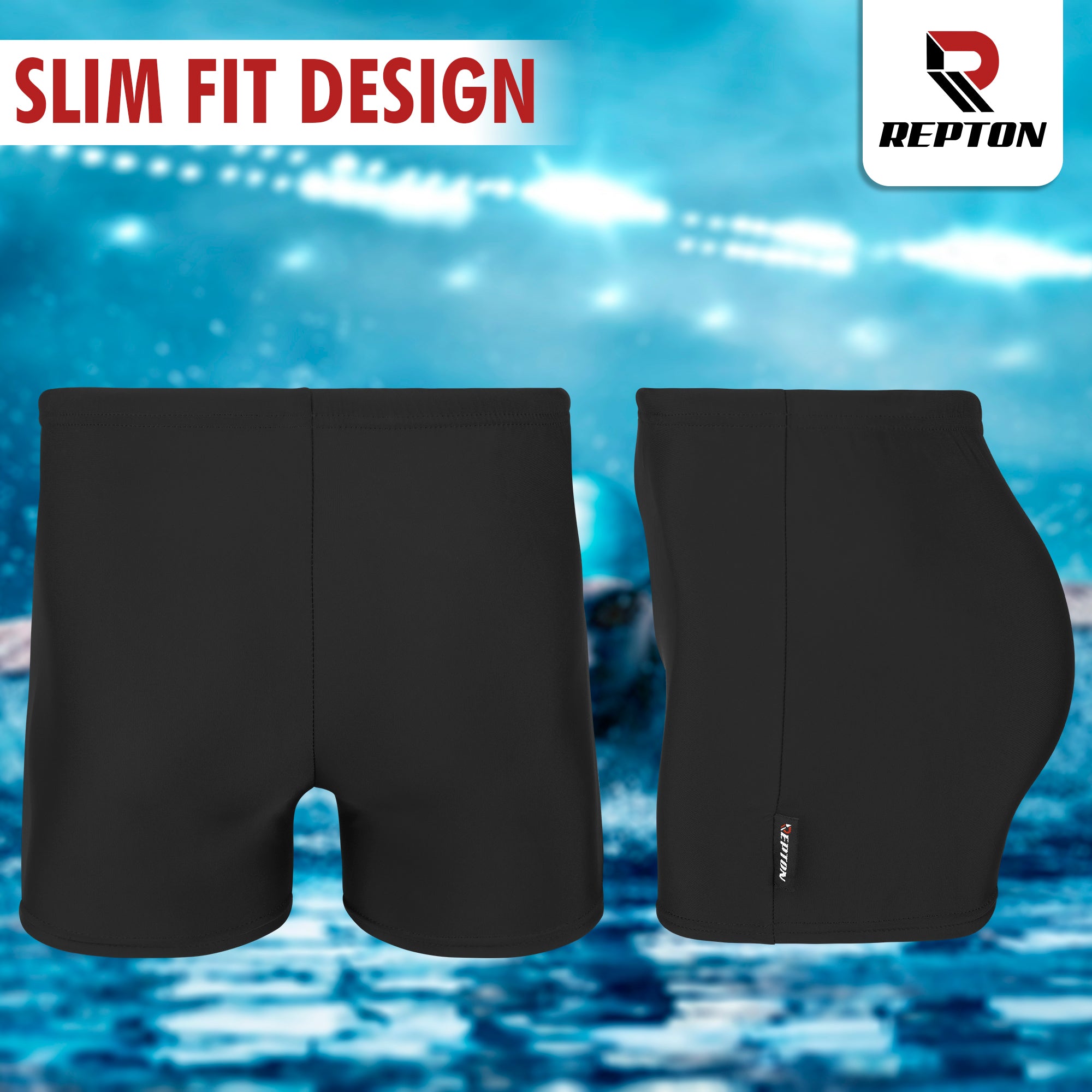 Swim Shorts Kids Swimming Boxer Trunks Swimwear with Drawstrings Repton Fitness and Boxing Gears