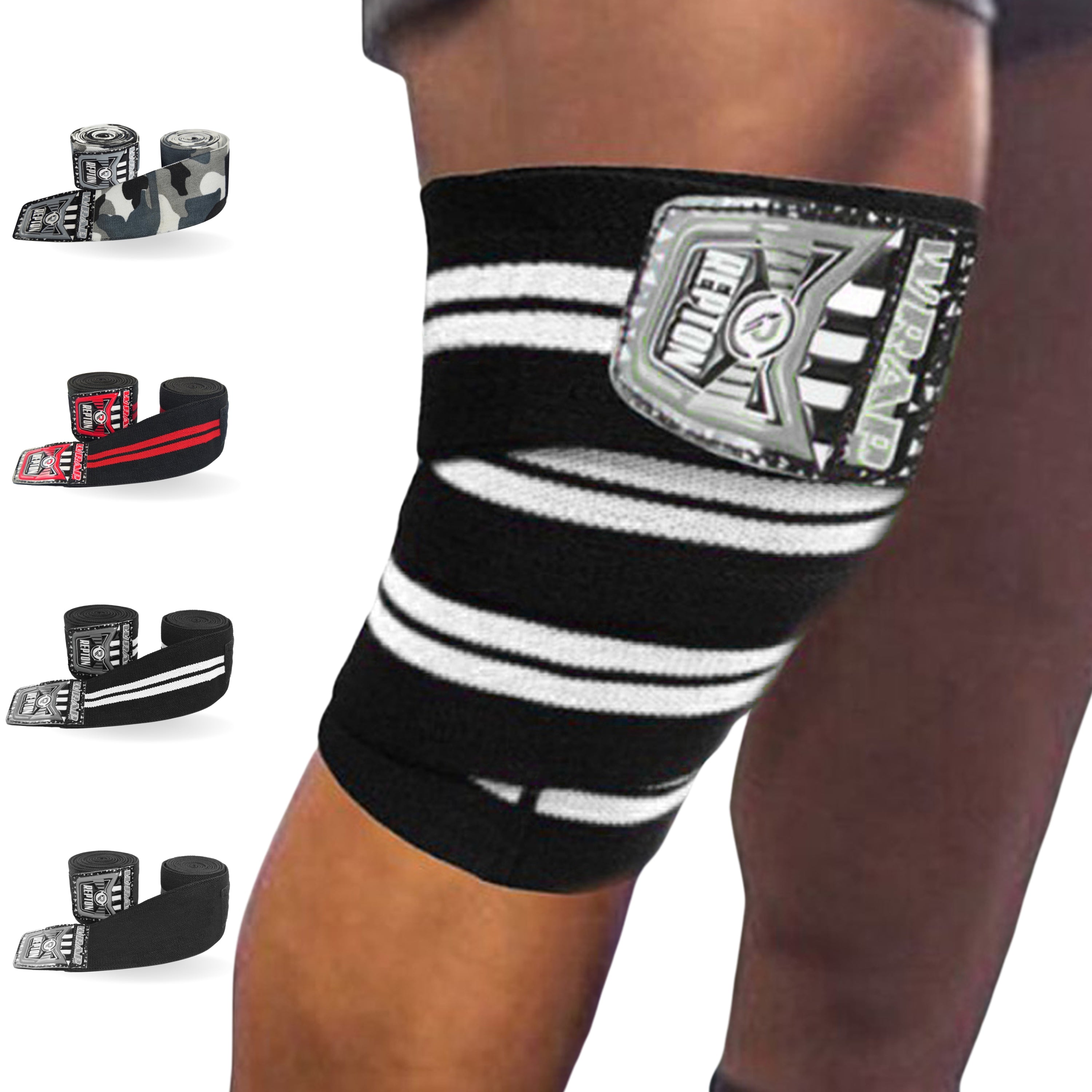Compression Support Wraps for Powerlifting, Squats & Cross Training Repton Fitness Gear