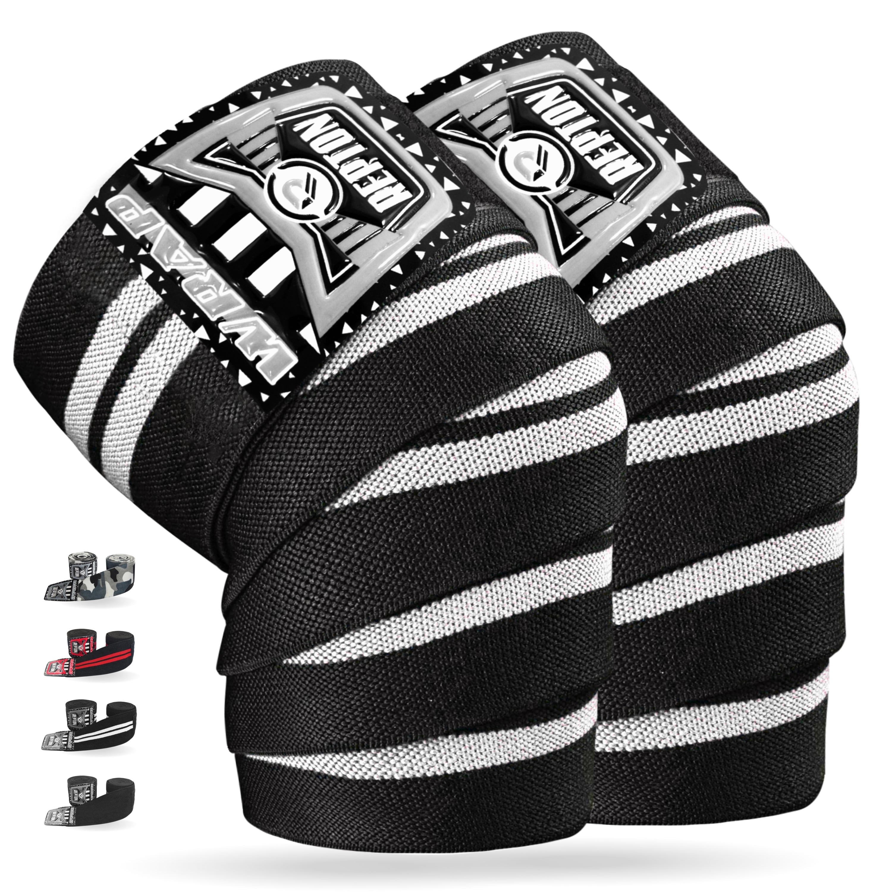 Compression Support Wraps for Powerlifting, Squats & Cross Training Repton Fitness Gear