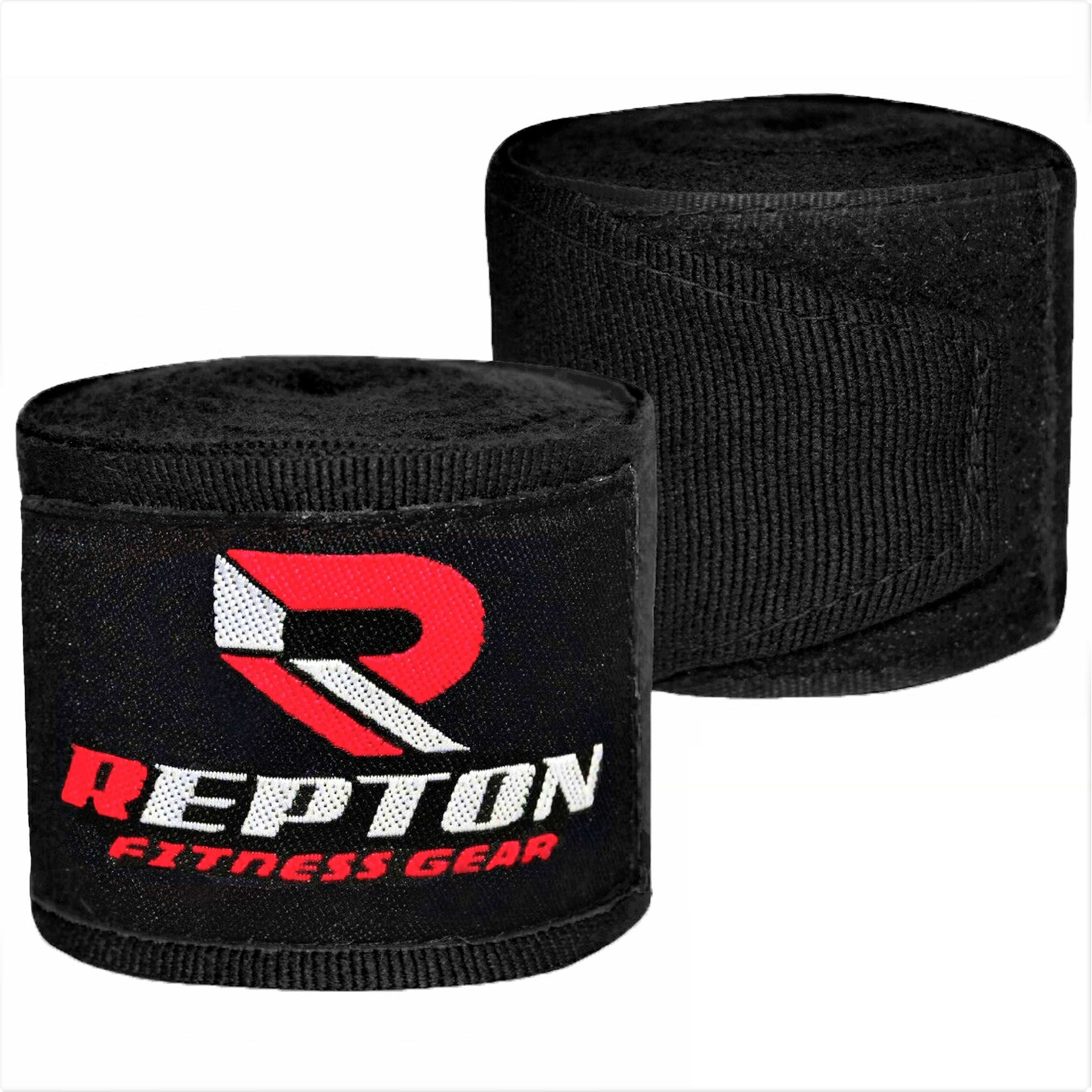 Boxing Hand Wraps for Men- Cotton Hand Gloves with Hook & Loop Strap & Thumb Loop -Elasticated Bandages Wrist Support tape - Great for MMA, Muay Thai, Kickboxing- Unisex Adult Pair Repton Fitness and Boxing Gears