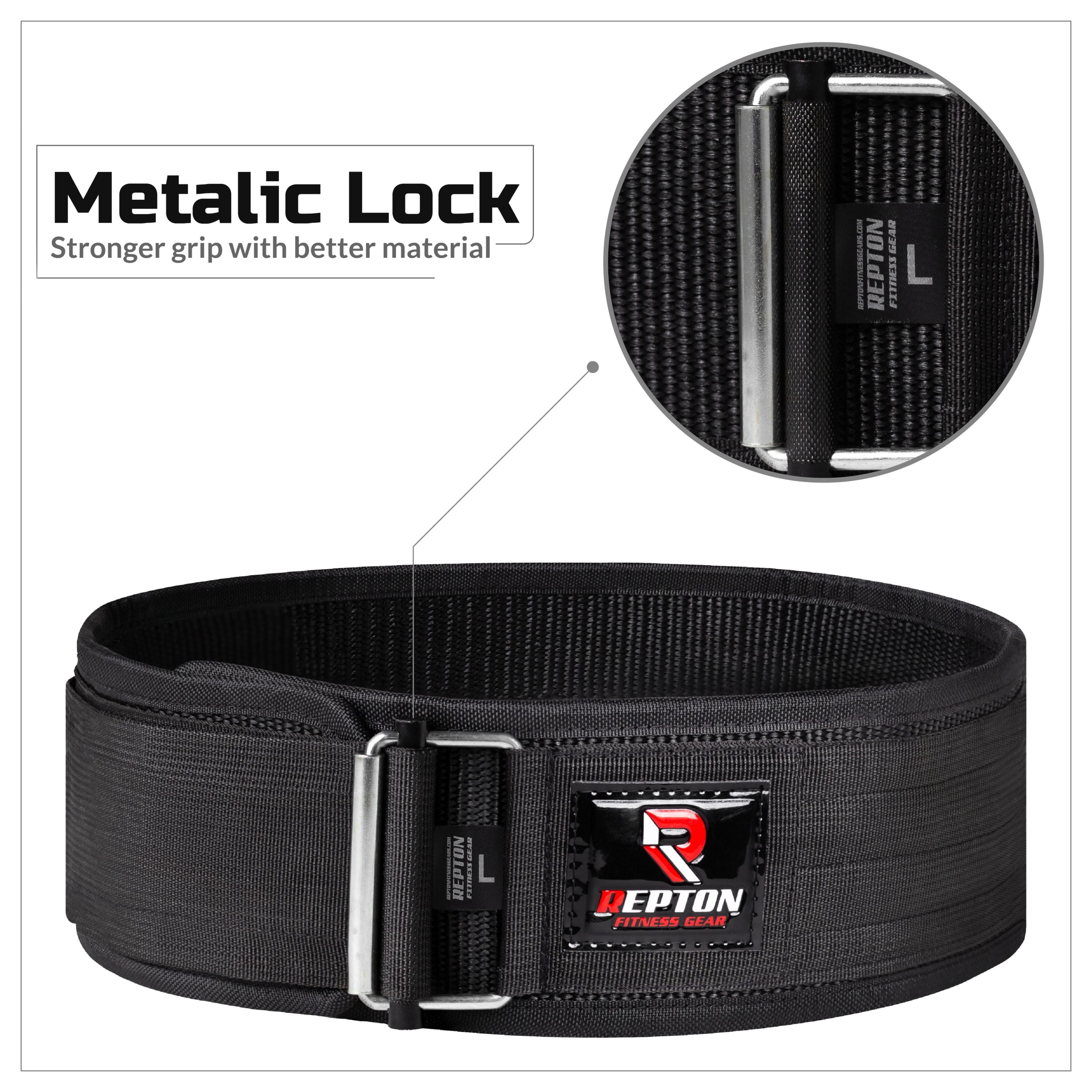 Nylon Self Lock Weightlifting Belt Repton Fitness and Boxing Gears