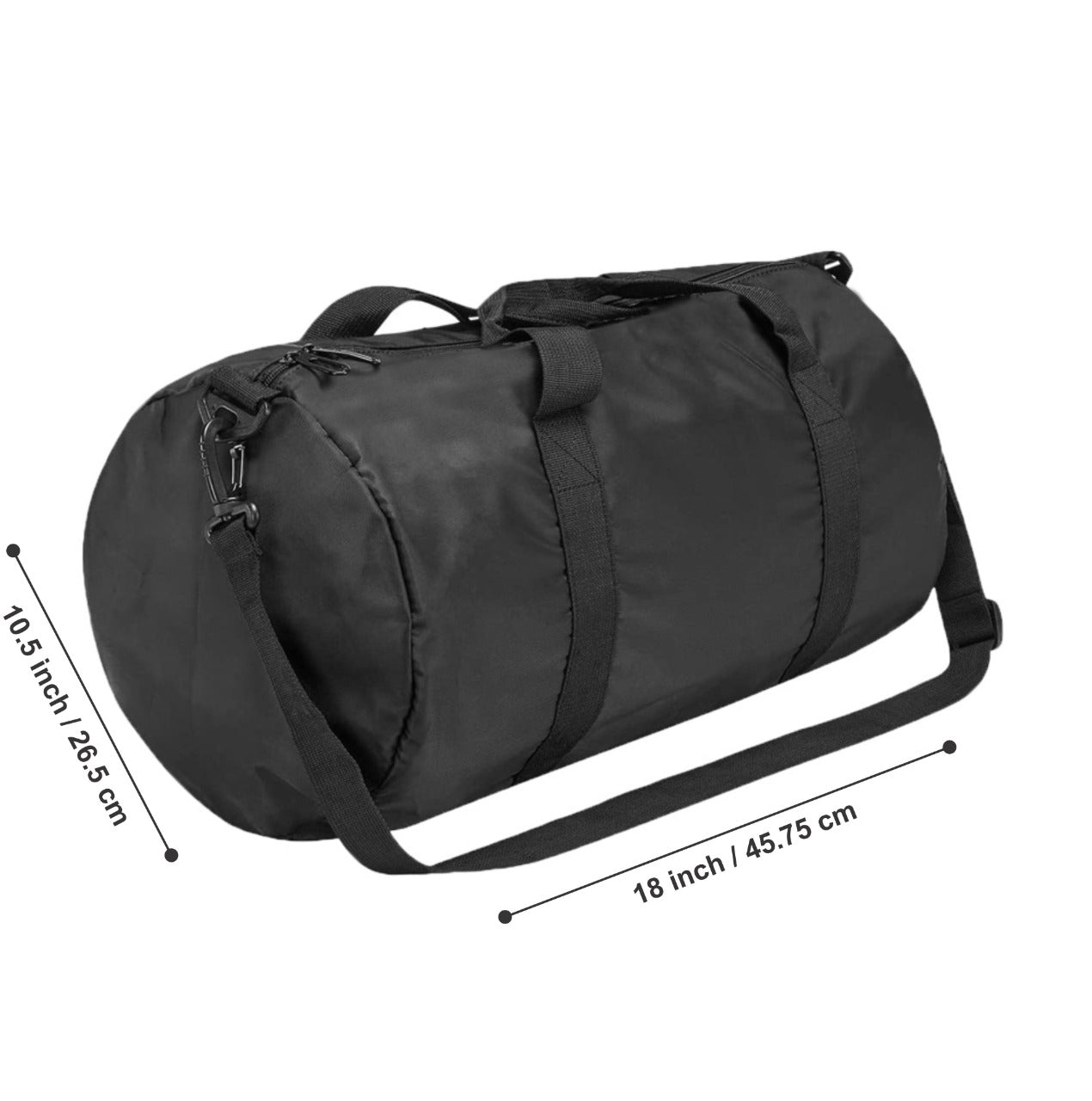 Gym Duffle Bag Barrel Bag With Shoe Compartment Repton Fitness Gear