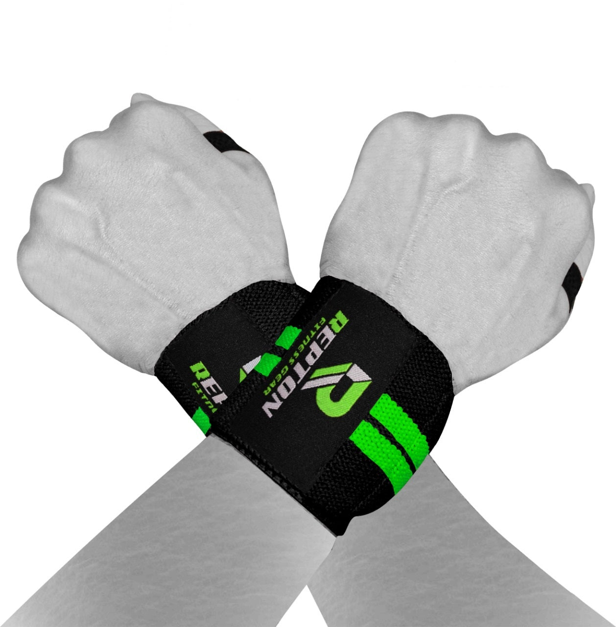 Weight Lifting Wrist Straps Elasticated Gym Wraps strength Grip Support Repton Fitness Gear