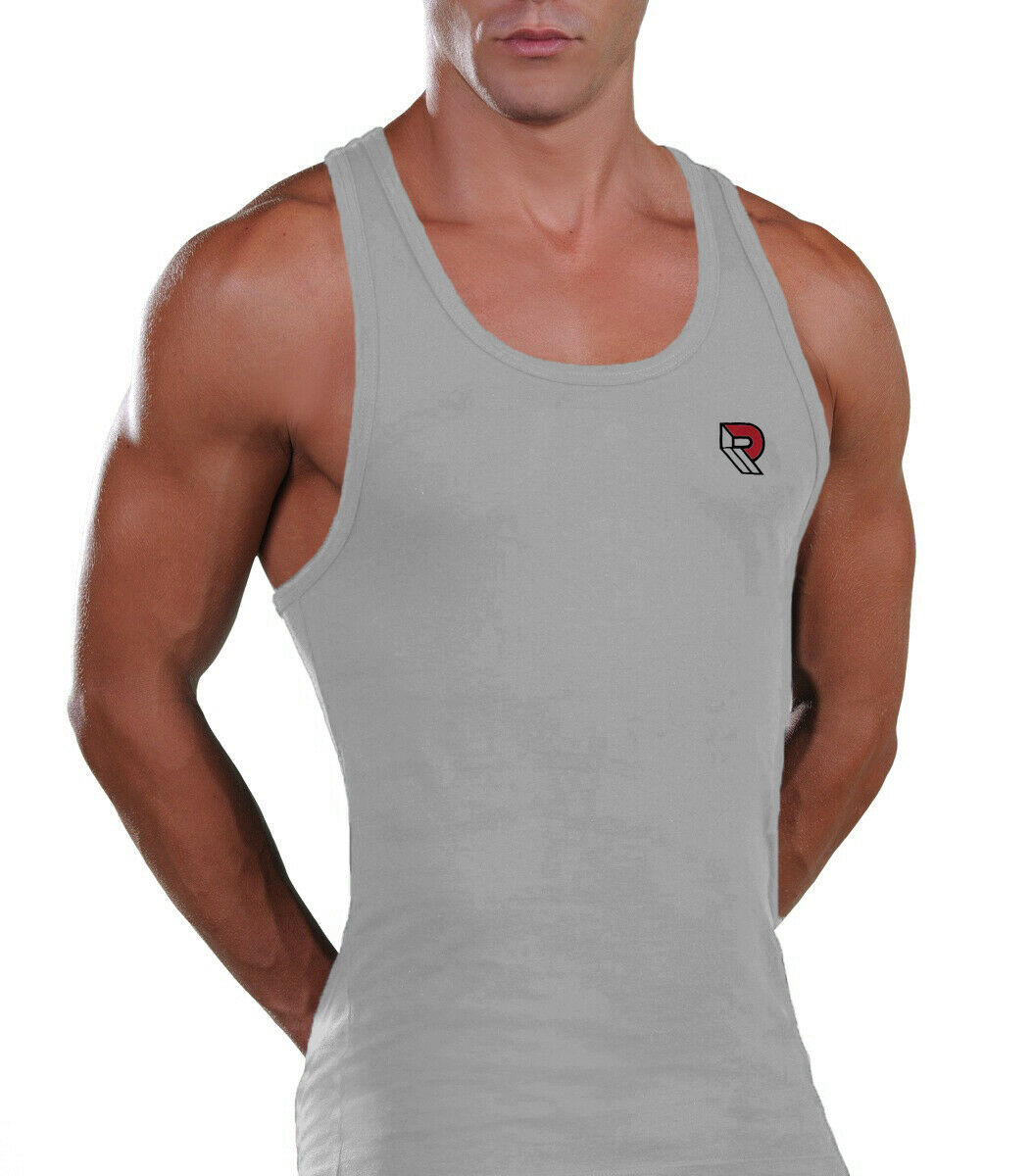 Gym Men's Muscle Sleeveless Tank Top T-Shirt Bodybuilding Sport Gym Vest Fitness Repton Fitness Gear
