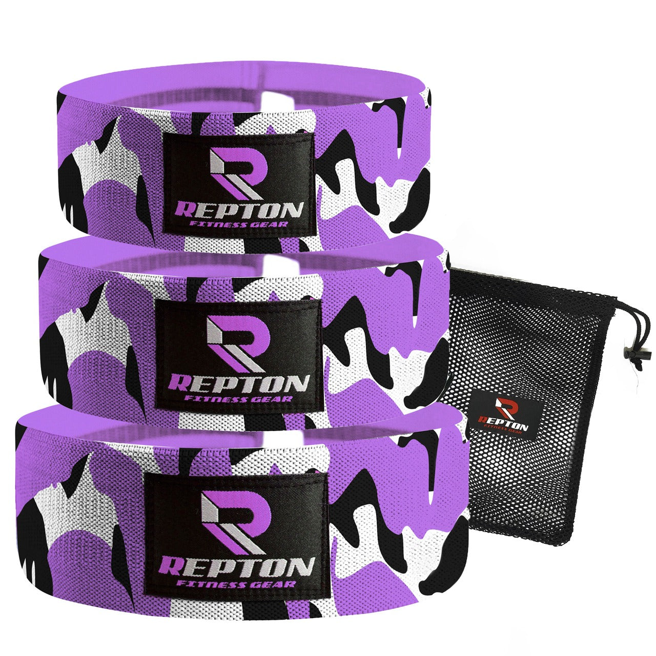 3 Sets Resistance Bands for Glutes, Hips and Legs Exercise Repton Fitness Gear