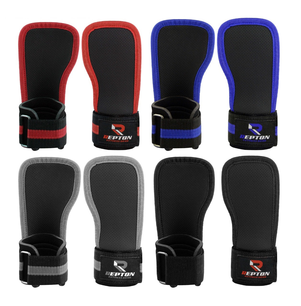 Weight Lifting Gym Palm Gel Pad Hand Grips Wrist Support Straps Training Gloves Repton Fitness Gear