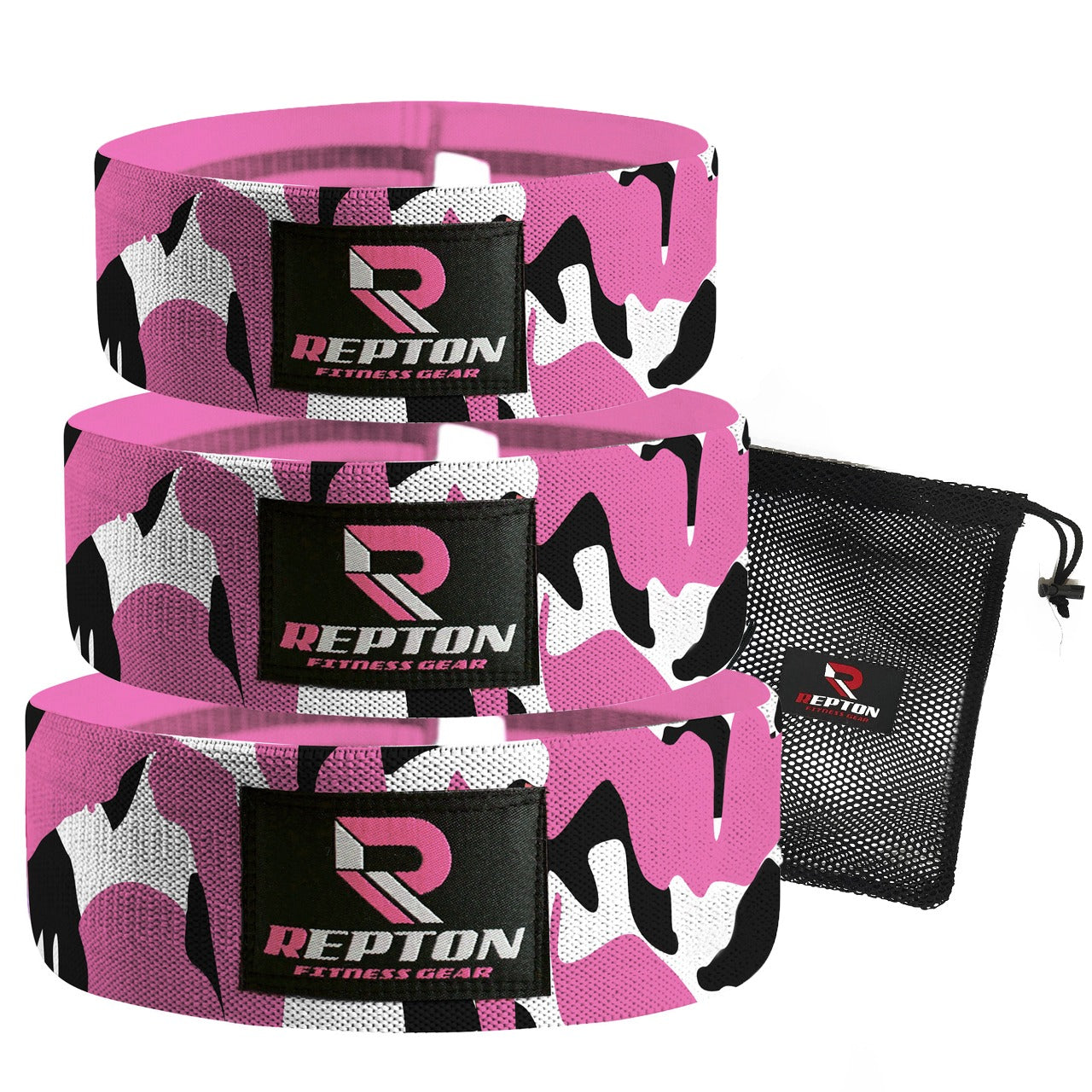 3 Sets Resistance Bands for Glutes, Hips and Legs Exercise Repton Fitness Gear