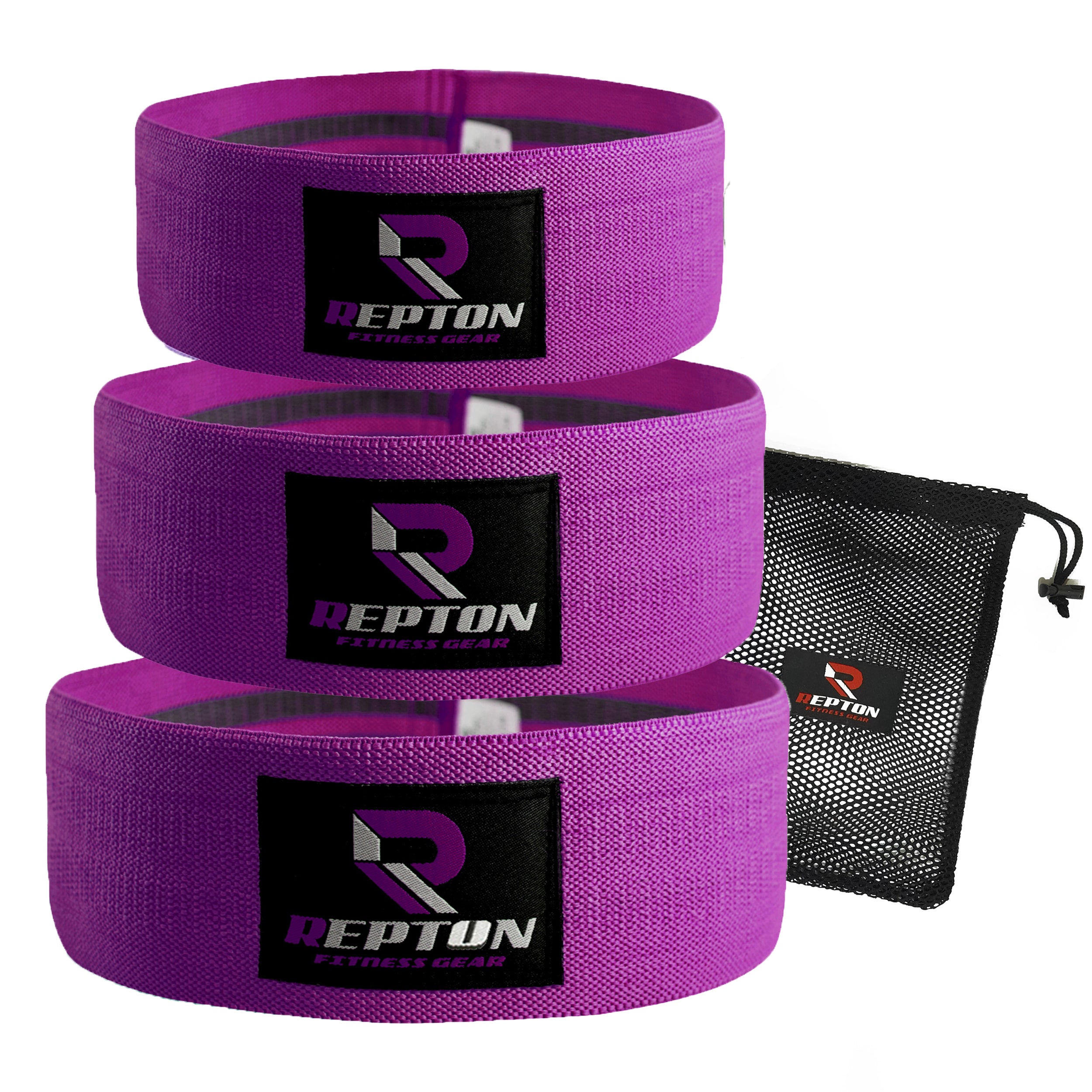 3 Sets Resistance Bands for Glutes, Hips and Legs Exercise Repton Fitness Gear