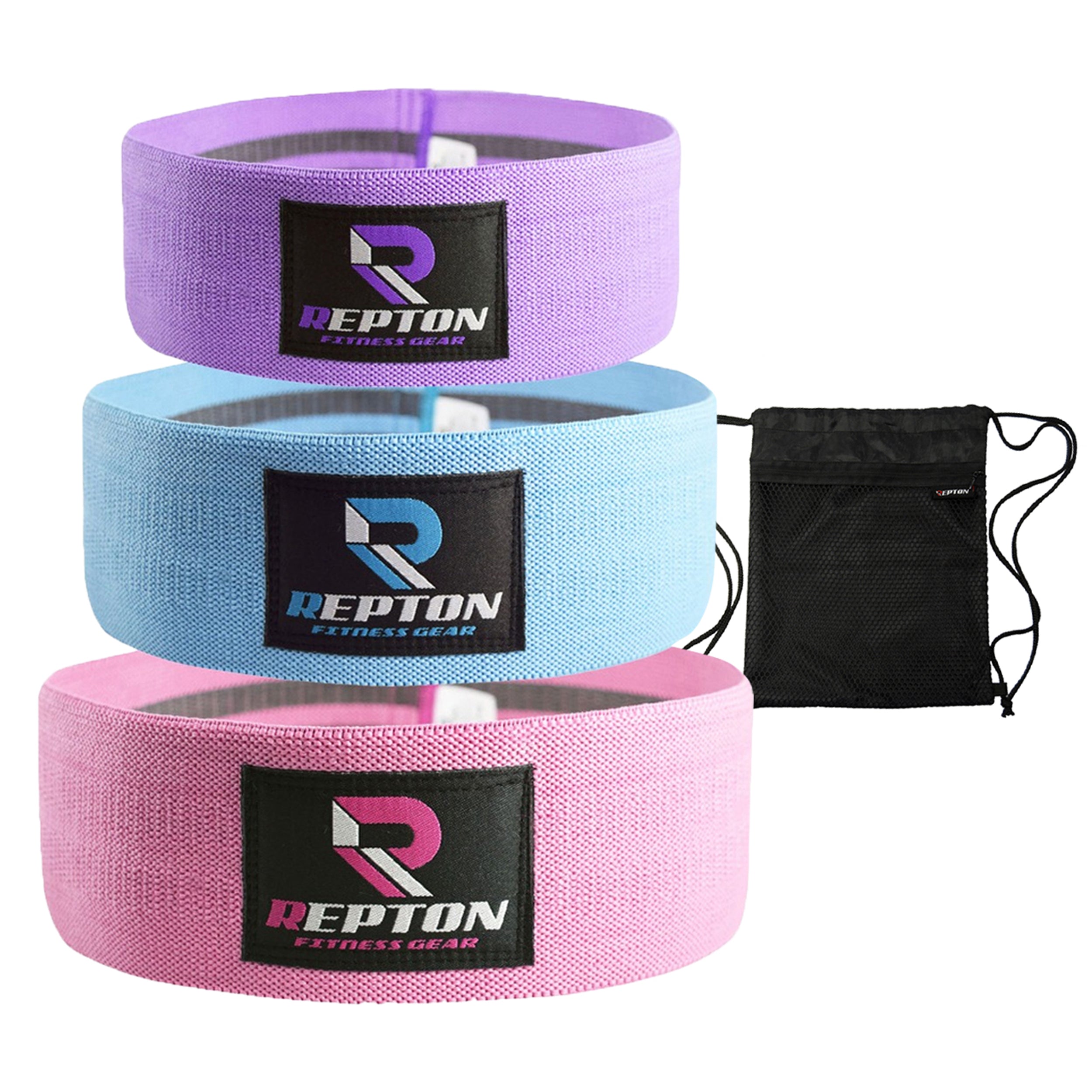 3 Sets Resistance Bands for Glutes, Hips and Legs Exercise Repton Fitness Gear