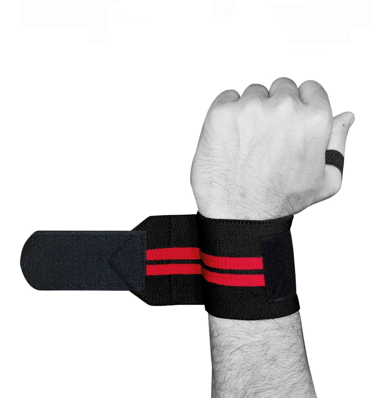 Weight Lifting Wrist Straps Elasticated Gym Wraps strength Grip Support Repton Fitness Gear