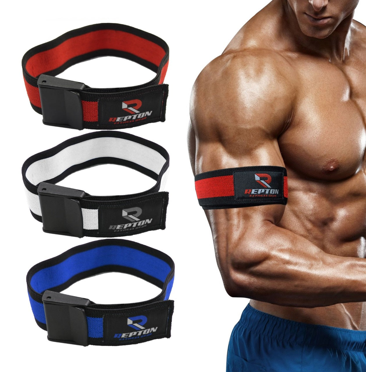 Blood Occlusion Bands Blood Flow Restriction Training wraps for Muscle Exercise Repton Fitness Gear