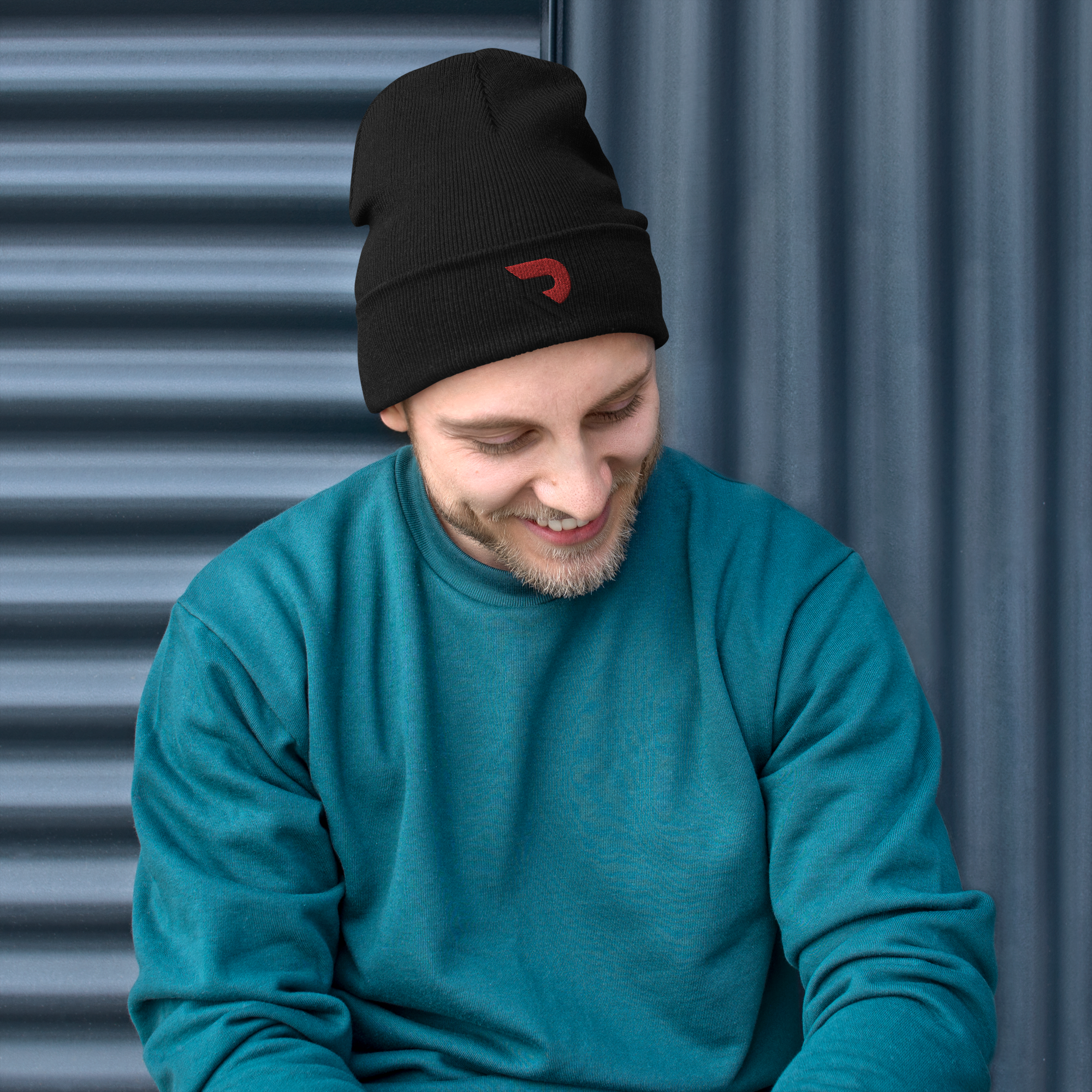 Embroidered Beanie with Repton Embroidery Logo Repton Fitness and Boxing Gears