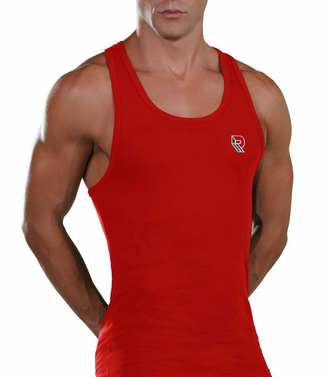 Gym Men's Muscle Sleeveless Tank Top T-Shirt Bodybuilding Sport Gym Vest Fitness Repton Fitness Gear